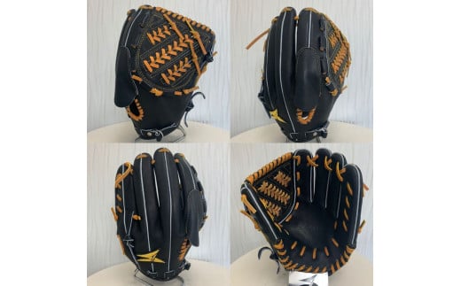 SAEKI　野球グローブ 【硬式・品番112】【ブラック】【Rオレンジ】【クリーム】