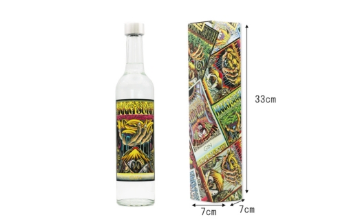 中津ジン 知多バナナ 500ml 1本 | 酒 お酒 バナナ酒 スピリッツ クラフトジン 蒸留酒 国産 カクテル バナナ ソーダ割り NAKATSU GIN アルコール ロック ソーダ ジントニック ギフト お試し 晩酌 愛知県 美浜町 ※2026年5月上旬～9月下旬頃に順次発送予定