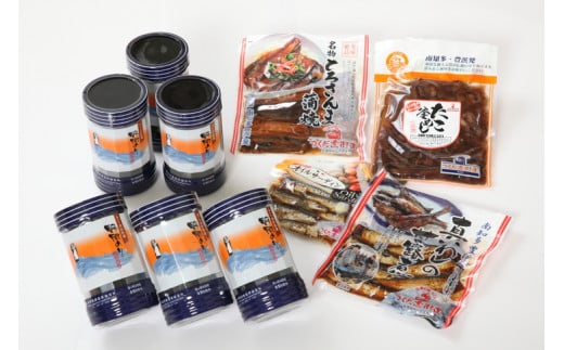 味の詰め合せ・野間海苔(味付けのり)とつくだ煮セット