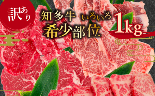 知多牛 焼肉 希少部位 1kg 訳あり 牛肉 国産 ブランド牛 冷凍 1キロ 厳選 ラムシン イチボ 中落ちカルビ ヒレ ロース芯 トモサンカク ネクタイ リブキャップ 赤身 肉 精肉店 直送 愛知県 美浜町
