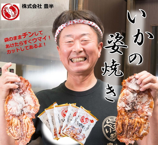 いかの姿焼き (100g×5袋) ｜イカ 烏賊 おつまみ 個包装 いか焼き おやつ えび エビ 海老 愛知県 美浜町 おすすめ ※北海道・沖縄・離島への配送不可