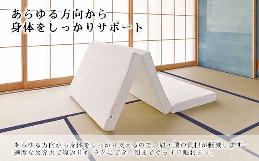 エアウィーヴ スマートZ01　特別仕様 シングル　折りたたみ 三つ折り マットレス マットレスパッド パッド 日本製 敷き布団 敷布団 コンパクト収納 寝具 洗える 洗濯できる ギフト 贈答用 エアウィーブ