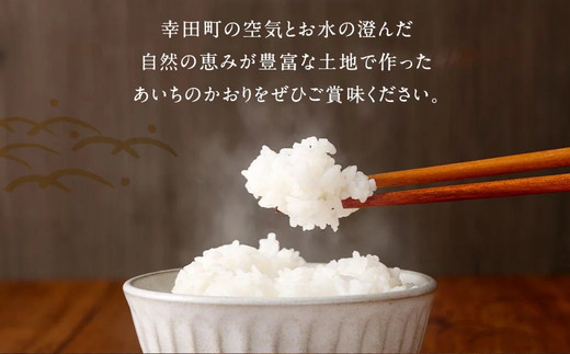 【6カ月定期便】幸せな田んぼのある町のお米｢幸田町｣産 あいちのかおり 白米 5kg ◇ ｜ お米 米 白米 精米 ご飯 ごはん 定期便