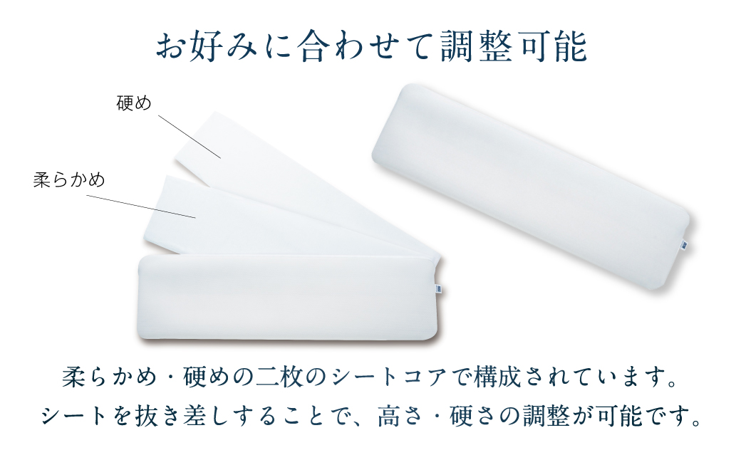エアウィーヴ ピロースリム エクストラロング × ピローケース スリム XL セット 寝具 枕 まくら 届いたその日に使える