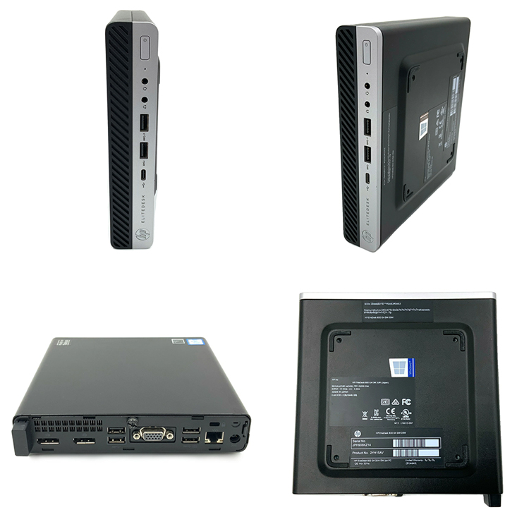 HP ProDesk 400/800 G4 DM 3年保証付き（再生パソコン）小型デスクトップパソコン | リユース パソコン デスクトップ ヒューレット・パッカード 電子機器