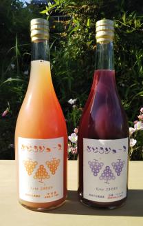 幸田町産ぶどう使用100％ジュース2種詰め合わせ （720ml × 2本） ｜ 無添加 無糖 無加水 巨峰ベリーA デラウェア 送料無料