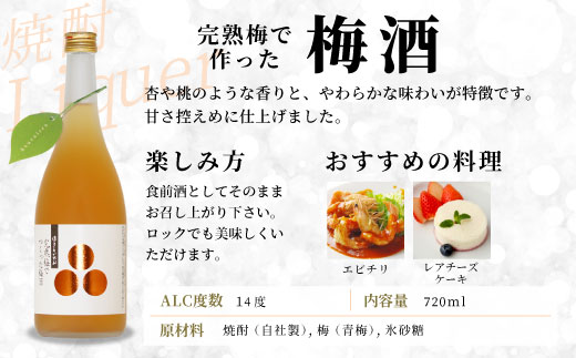 蓬莱泉 ほうらいせん 完熟梅でつくった梅酒 720ml 焼酎 リキュール 梅酒 焼酎リキュール お酒 酒 梅 青梅 完熟 完熟梅 ギフト 贈答 贈り物 関谷醸造 愛知県 設楽町 関谷醸造 -165