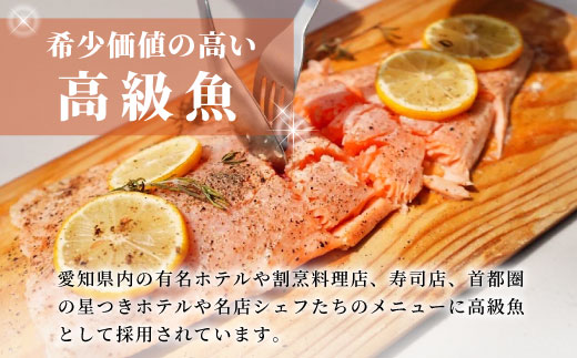 国産サーモン 生食可 無添加 絹姫サーモン カット 400g（100g×４) スペシャルトラウトサーモン 冷凍フィーレトラウトサーモン 鮭 魚 刺身 お刺身 ご当地 天然 産地直送 川育ち 味付けなし 魚介 魚介類 -121