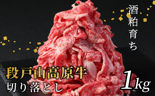 国産牛 赤身が美味しい！と大好評★ 段戸山高原牛 切り落とし 1kg（200g×5）国産牛 蓬莱泉 牛肉 小分け 牛丼 牛 酒粕育ち 幻の牛-070