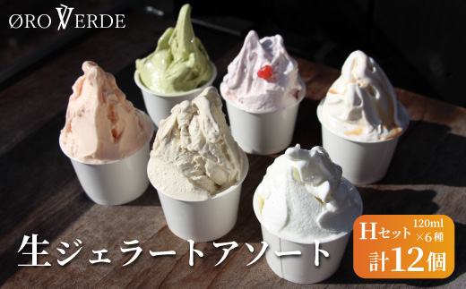 生ジェラート アソート 12個 Hセット トマトソルベ ミルク ほうじ茶 抹茶 アールグレイキャラメル ストロベリー オーロヴェルデ カップアイス アイス スーツ ジェラート イタリア 設楽町 -325