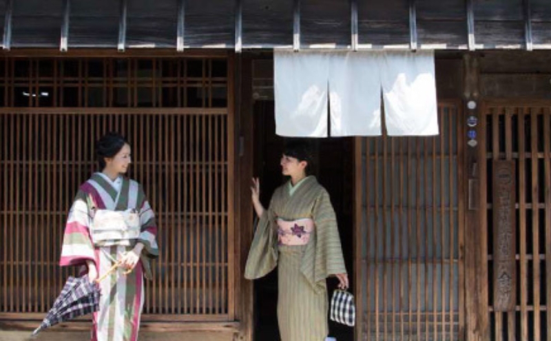 【伊勢木綿】反物〈紺地・布団縞〉三重県指定伝統工芸品　反物 着物 和装 伊勢 木綿 伝統工芸品 三重県 津市 ファッション 服 男性 メンズ 女性 レディース 織物