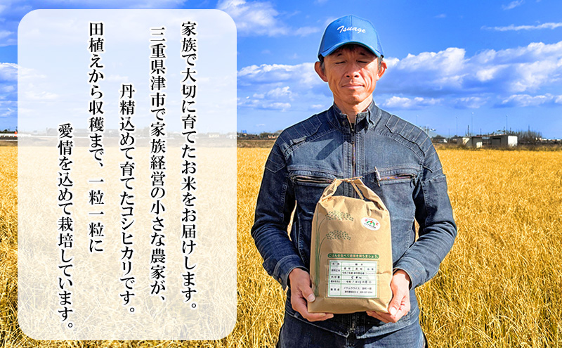 三重県津市産　コシヒカリ　20kg | 精米 白米 ご飯 津市 三重県