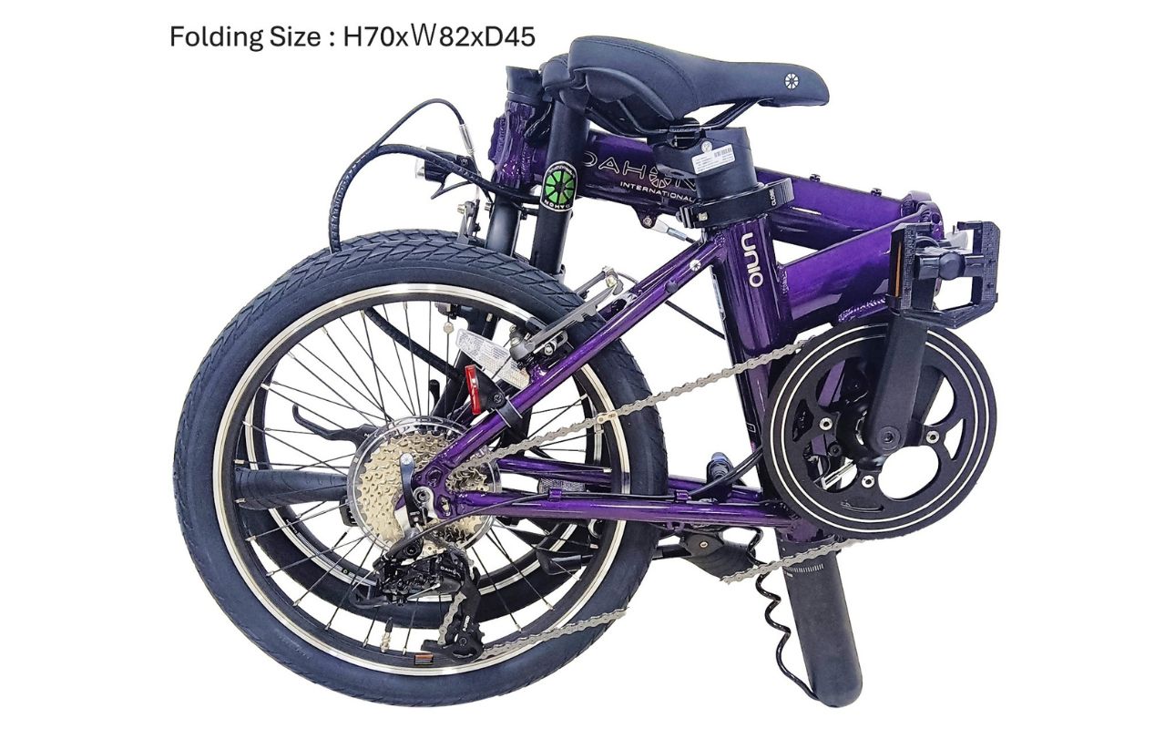 電動アシストオリタタミ自転車 DAHON International Unio【Aurora】【四日市市 で人気の返礼品 武田産業 折り畳み自転車 パープル 紫 電動自転車 自転車 折りたたみ自転車 折りたたみ式自転車 三重県 四日市市ふるさと納税】 Aurora