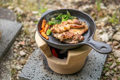 コヘッツイHAJIME 1合　アルミ釜・土色・マット 土色・マット アルミ釜