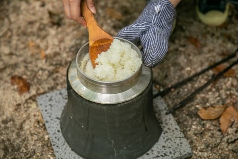 コヘッツイHAJIME 1合　鋳物釜・墨色・ラフ 墨色・ラフ 鋳物釜