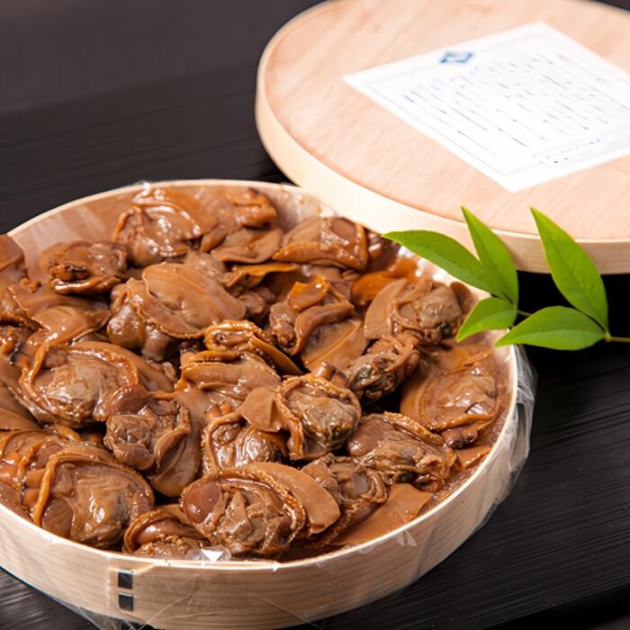 貝新商店 三重県産はまぐりしぐれ煮「煮蛤（にはま）」200g 木箱入り