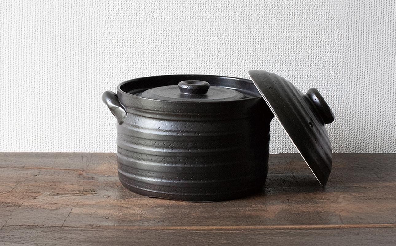 【萬古焼（ばんこやき）】IHごはん鍋　極（きわみ）　2合