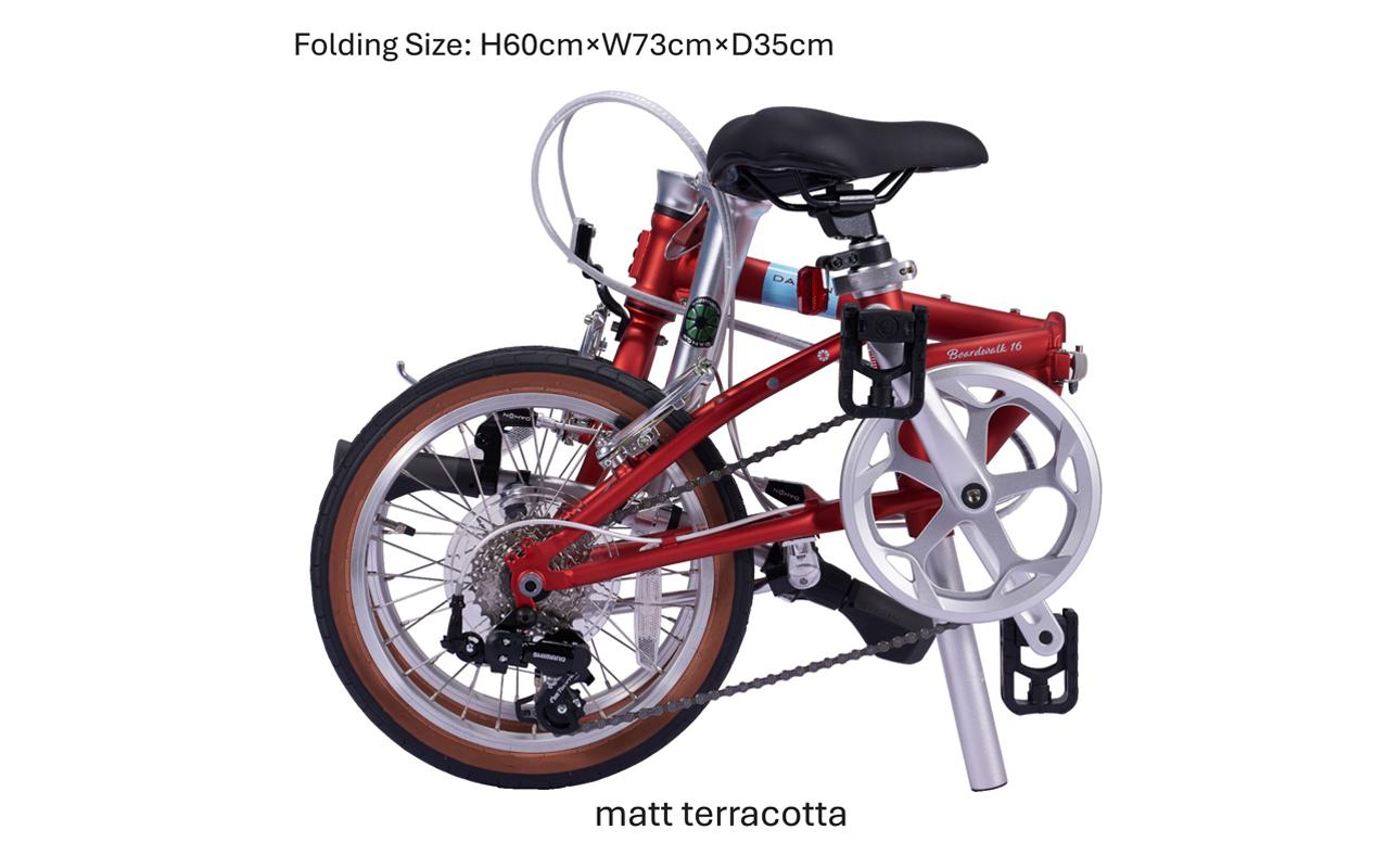 DAHON Int Folding Bike Board walk 16　Matt Terracotta【四日市市で人気の返礼品 武田産業 折り畳み自転車 自転車 折りたたみ自転車 折りたたみ式自転車 三重県 四日市市ふるさと納税】 Matt Terracotta