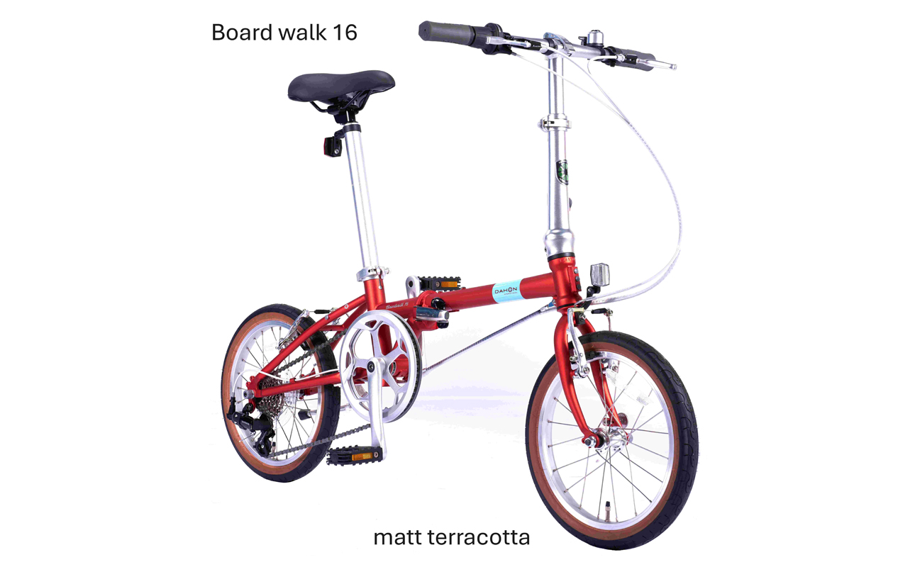 DAHON Int Folding Bike Board walk 16　Matt Terracotta【四日市市 で人気の返礼品 武田産業 折り畳み自転車 自転車 折りたたみ自転車 折りたたみ式自転車 三重県 四日市市ふるさと納税】 Matt Terracotta