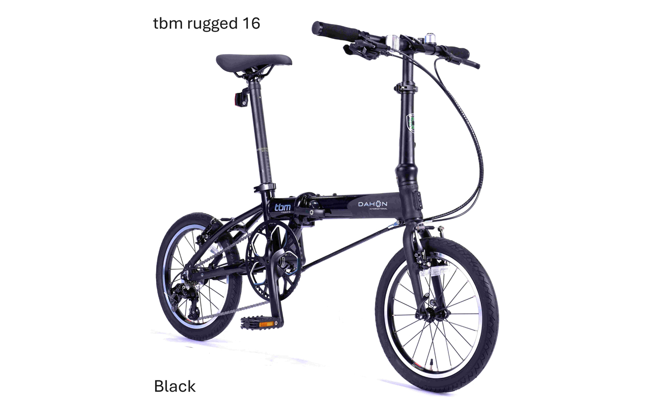 DAHON Int Folding Bike tbm rugged 16　Black【四日市市 で人気の返礼品 武田産業 折り畳み自転車 自転車 折りたたみ自転車 折りたたみ式自転車 三重県 四日市市ふるさと納税】 Black (rugged 16)