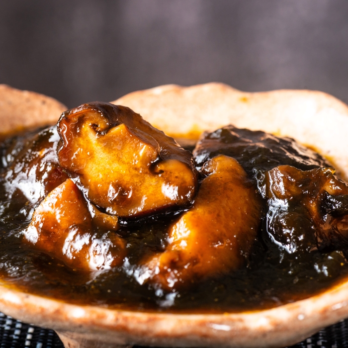 ゴロゴロ椎茸入りあおさ海苔佃煮 4個セット　農福