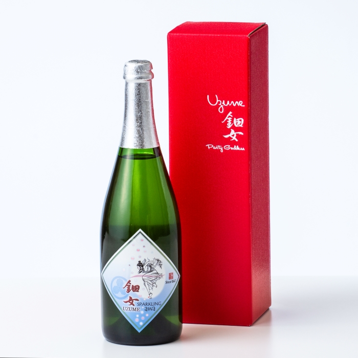 日本酒のほのかな甘みとシャンパンのようなノド越しのキレの両立。伊藤酒造 鈿女（うずめ）AWA 泡 スパークリング 720ml