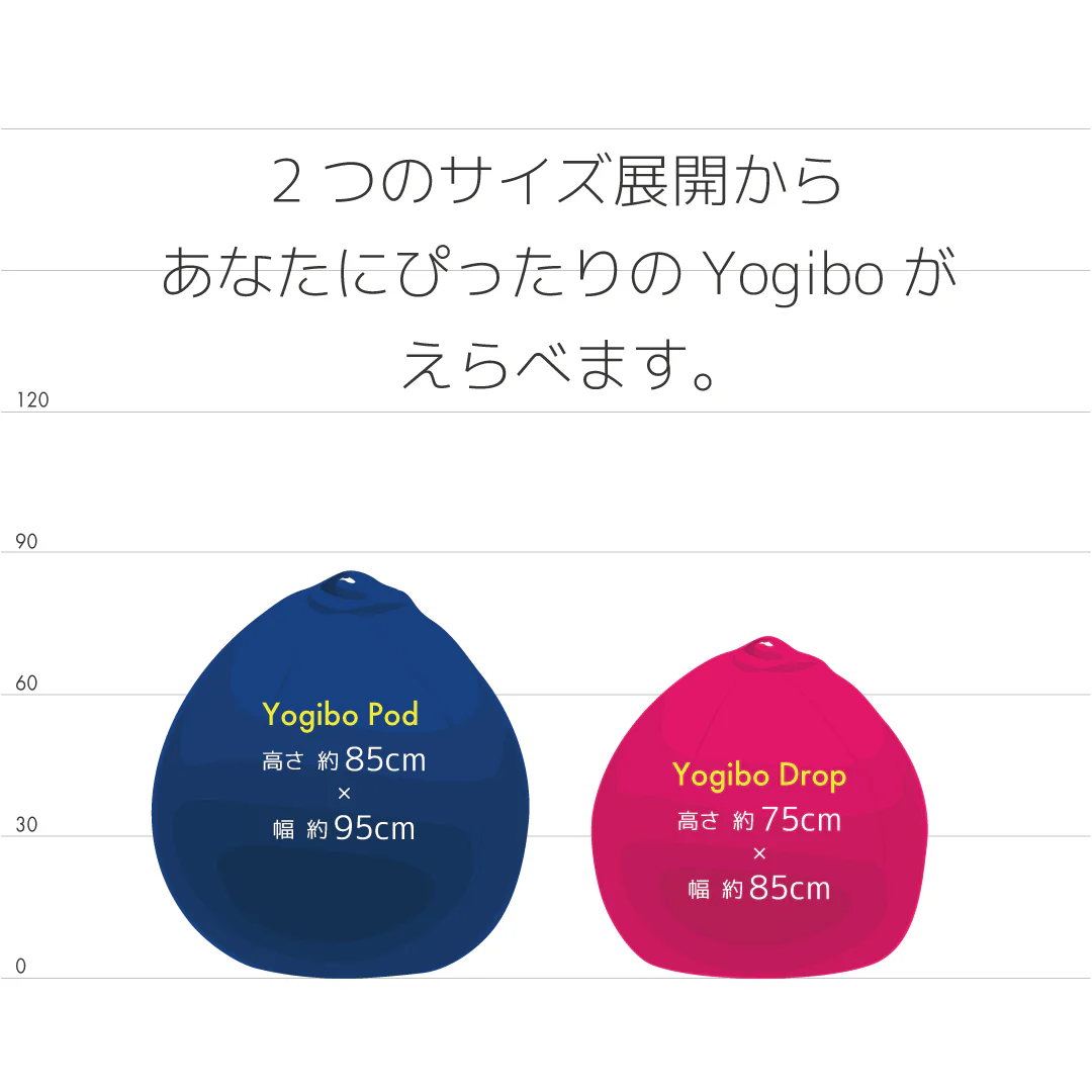 Yogibo Zoola Drop Premium（ヨギボー ズーラ ドロップ プレミアム）＜サンシャイン＞ サンシャイン