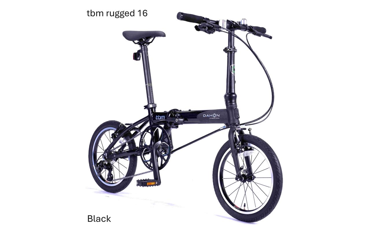DAHON Int Folding Bike tbm rugged 16　Black【四日市市で人気の返礼品 武田産業 折り畳み自転車 自転車 折りたたみ自転車 折りたたみ式自転車 三重県 四日市市ふるさと納税】 Black