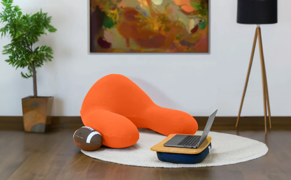 Yogibo Ghost Premium（ヨギボー ゴースト プレミアム）オレンジ【ビーズクッション ビーズ 座椅子 椅子 クッション ビーズソファー ビーズソファ 新生活 プレゼント インテリア 家具 ベッド ゲーム】 オレンジ