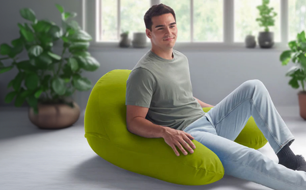 Yogibo Ghost Premium（ヨギボー ゴースト プレミアム）ライムグリーン【ビーズクッション ビーズ 座椅子 椅子 クッション ビーズソファー ビーズソファ 新生活 プレゼント インテリア 家具 ベッド ゲーム】 ライムグリーン