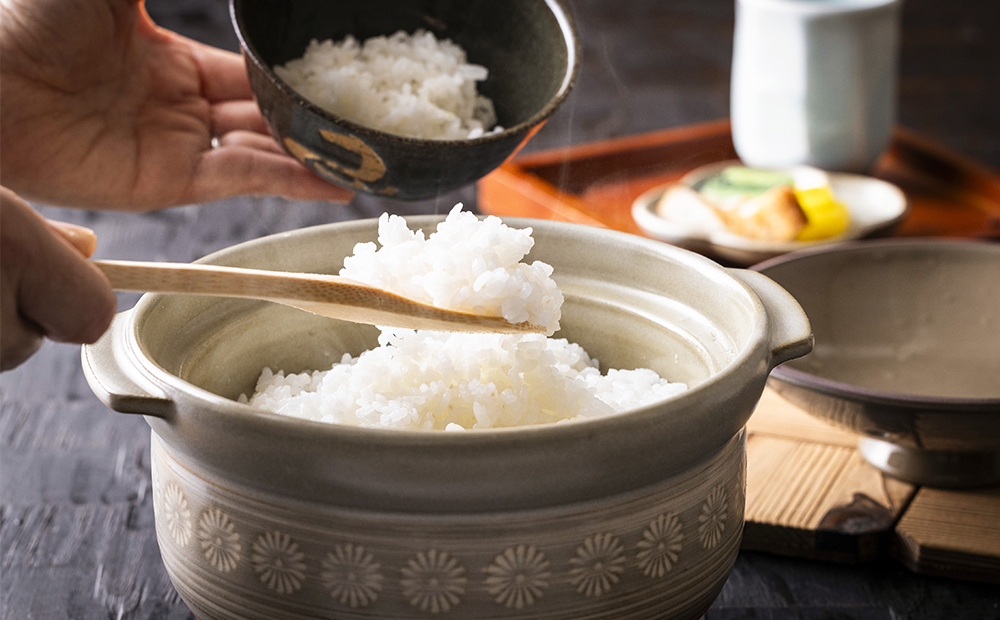 【萬古焼（ばんこやき）】銀峯 三島 ごはん鍋 ２合炊き せんが陶器【三島 土鍋 ご飯 ごはん お米 米 炊飯 2合 四日市市 四日市】 2合炊き