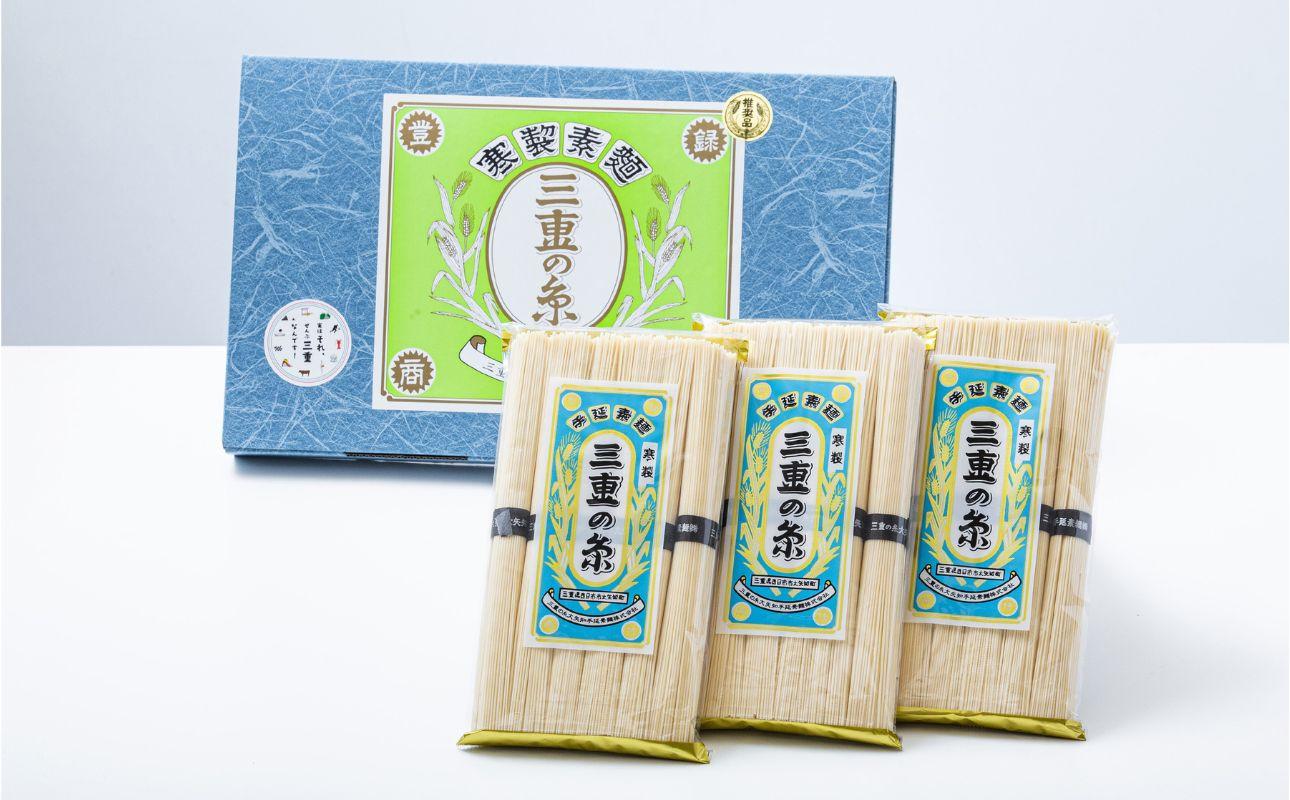 うまみが違う！寒製素麺「三重の糸」大矢知手延素麺 36把入（6把入×6袋・18人前）【そうめん 素麺 手延べそうめん 手延そうめん 手延べめん 手延べ麺 そーめん 手延べ素麺 ソーメン 王道 大矢知 伝承の味 高級麺 特産 無添加 手延べ 長期保存 家庭用 乾麺 麺 人気 名産品 お取り寄せ 家庭用 お土産 高級 保存食 非常食 御中元 三重県特産品 贈り物 三重県 四日市市 ふるさと納税】 18人前（36杷入）