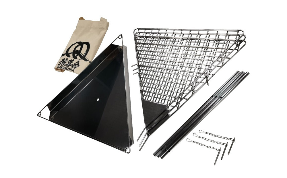 星の光芒、熾火（おきび）の紅炎。心やすらぐ夜の演出に。薄暮舎の熾火台【エントリーモデル】サイトウ工研