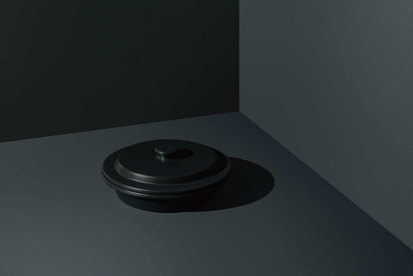 PETARI Shallow Pot　18cm Jet Black（ブラック）G.M.P 【 グッドデザイン賞受賞 陶器製 万能調理土鍋 鍋 土鍋 平鍋 浅鍋 電子レンジ可 キッチン雑貨 新生活 ギフト プレゼント 三重県 四日市市】 ブラック 18cm