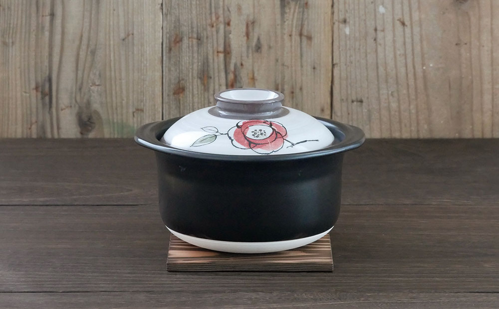 【萬古焼（ばんこやき）】ごはん鍋2合炊 つばき つばき