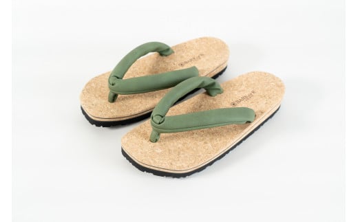 コルクサンダル［ＳＵ］ カーキ Ｍサイズ