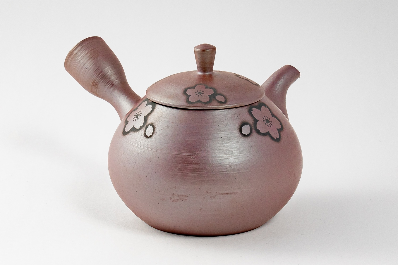 【萬古焼（ばんこやき）】醉月陶苑　窯印急須（桜） 桜