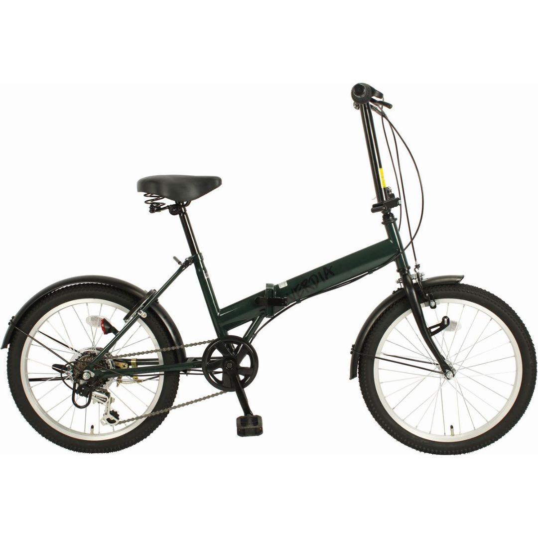 オリタタミ自転車２０インチ　６段変速　ヴェルディア　グリーン グリーン