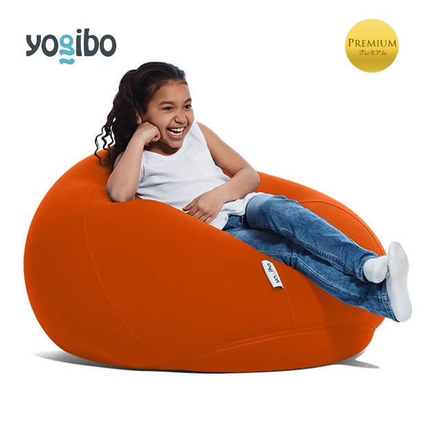 Yogibo Drop Premium（ヨギボー ドロップ プレミアム）＜オレンジ＞ オレンジ