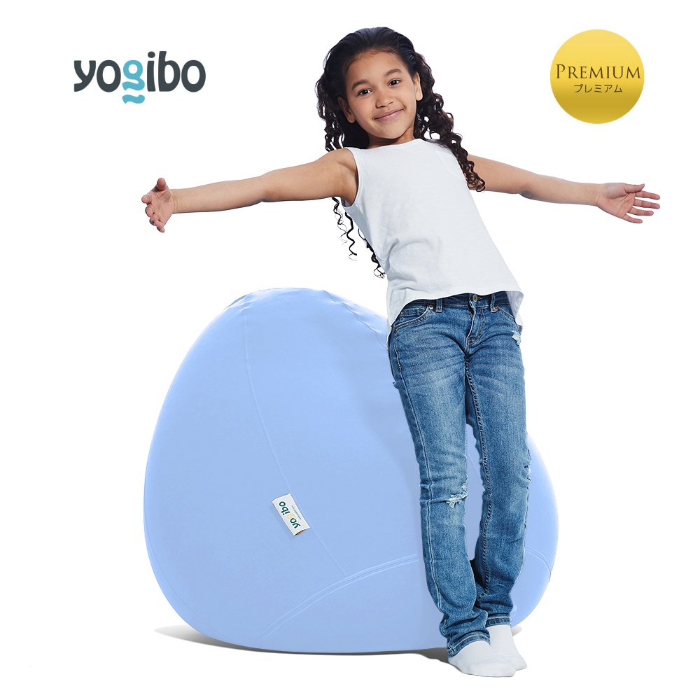 Yogibo Drop Premium（ヨギボー ドロップ プレミアム）＜ペールブルー＞ ペールブルー
