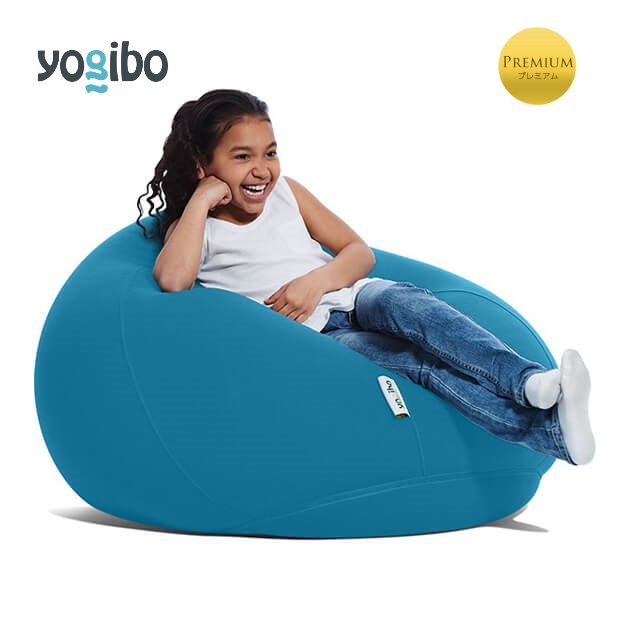 Yogibo Drop Premium（ヨギボー ドロップ プレミアム）＜アクアブルー＞ アクアブルー