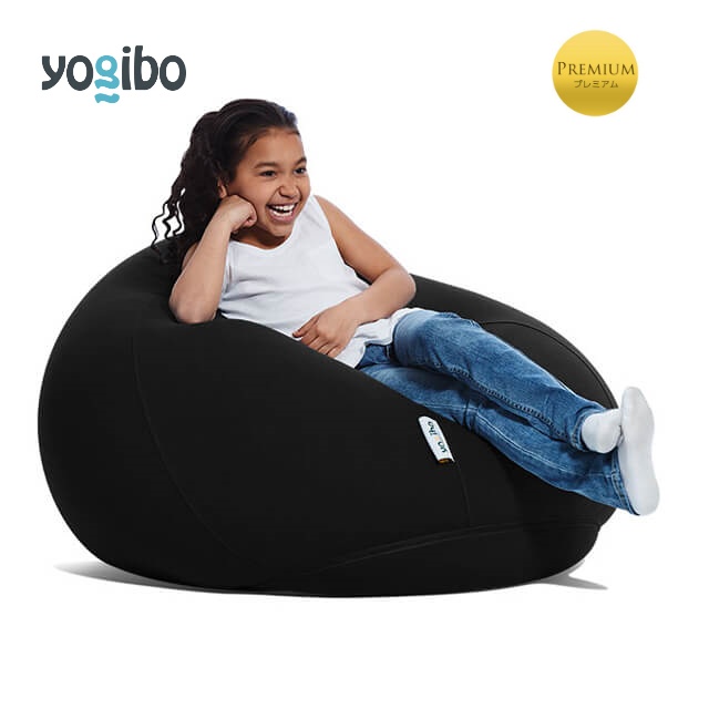 Yogibo Drop Premium（ヨギボー ドロップ プレミアム）＜ブラック＞ ブラック