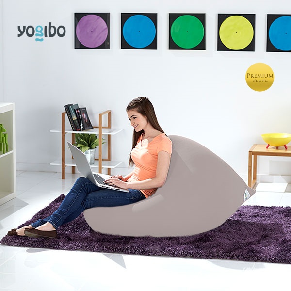 Yogibo Mini Premium（ヨギボー ミニ プレミアム）＜ライトグレー＞ ライトグレー