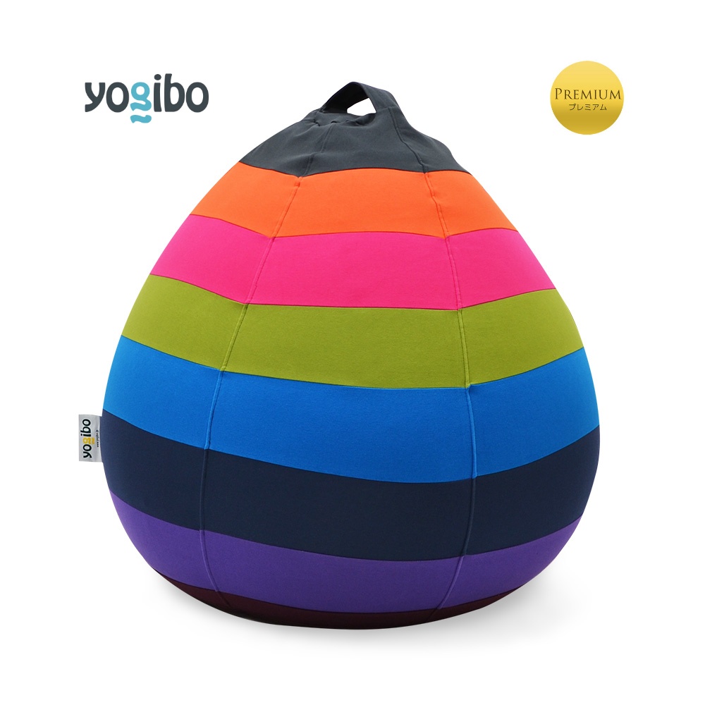 Yogibo Drop Rainbow Premium（ヨギボー ドロップ レインボー プレミアム）＜ブライト＞ ブライト