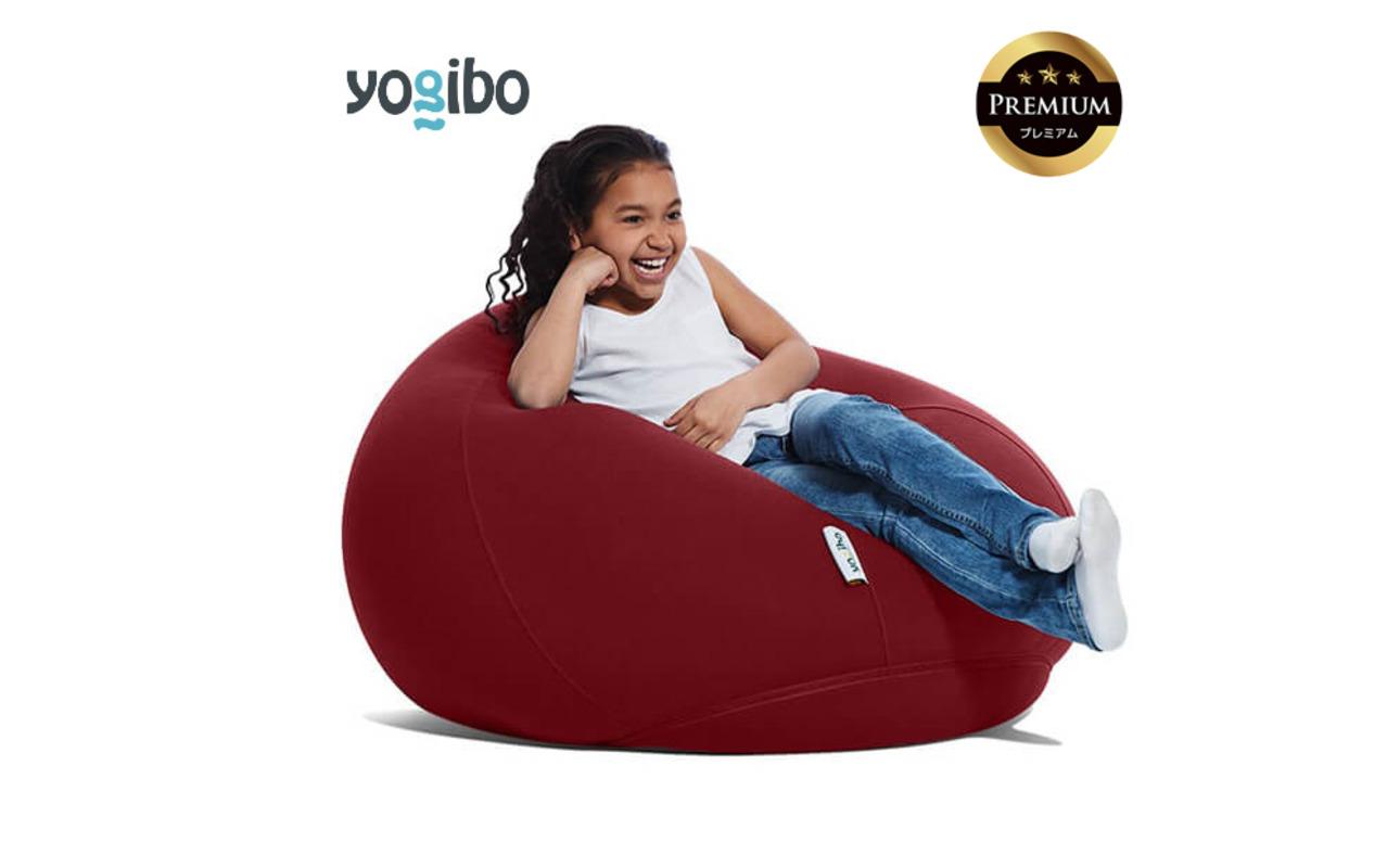 Yogibo Drop Premium（ヨギボー ドロップ プレミアム）＜ワインレッド＞ ワインレッド