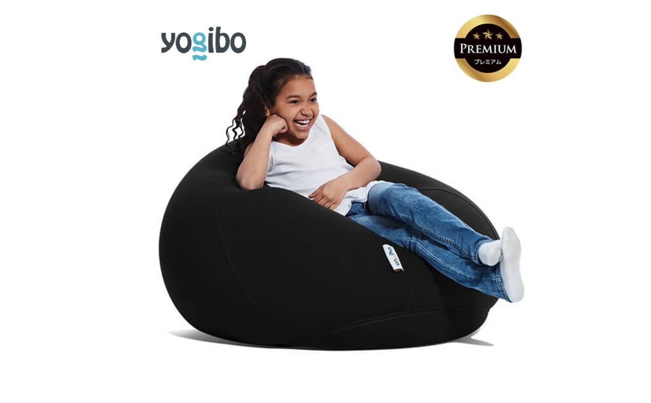 Yogibo Drop Premium（ヨギボー ドロップ プレミアム）＜ブラック＞ ブラック