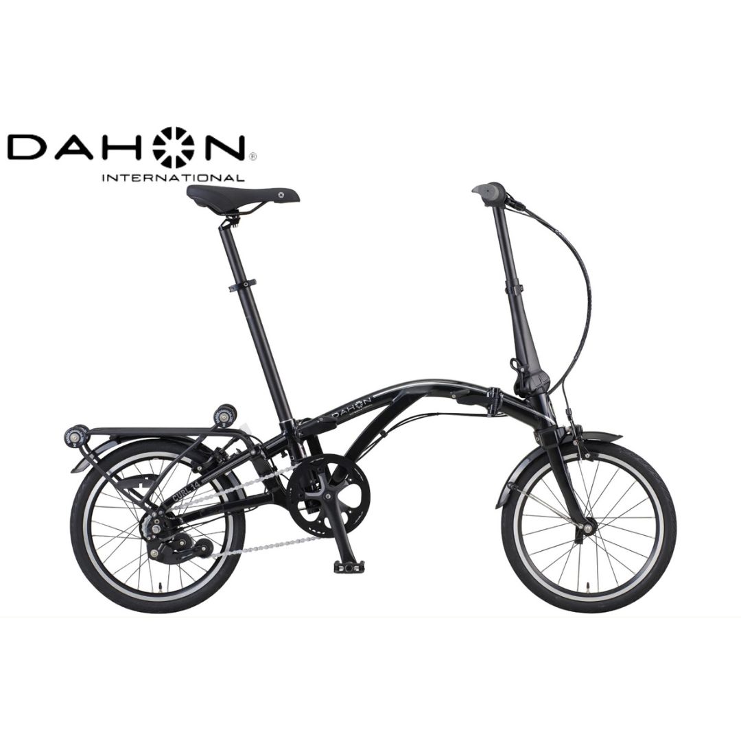 40年の歴史をもつ米国ダホン社の高性能折り畳み自転車 DAHON International Curl i4 ブラックパール