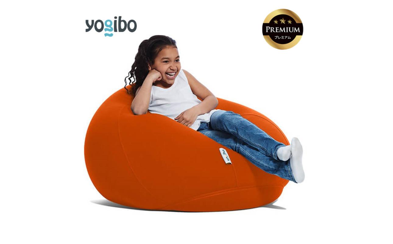 Yogibo Drop Premium（ヨギボー ドロップ プレミアム）＜オレンジ＞
