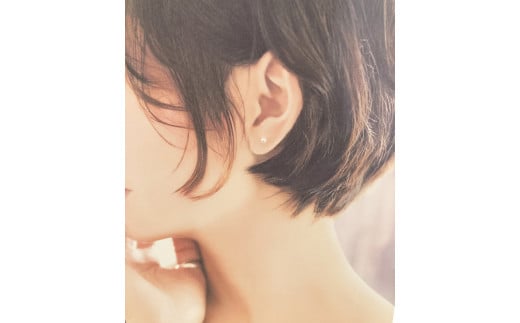 1444 アコヤ真珠4mm　K14WG スタッドピアス