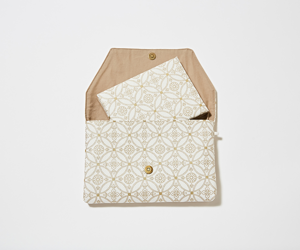 1898 イセノモン御朱印帳とお参歩袋のセット 伊勢とこわかや お守り 御朱印帳 イセノモン お参歩袋  御朱印帳入れ